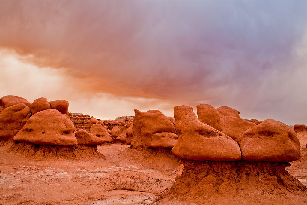 Das Goblin Valley bietet hervorragende Fotolocations am frhen morgen oder bei Sonnenuntergang<br/>Quelle: ikkyux auf Flickr