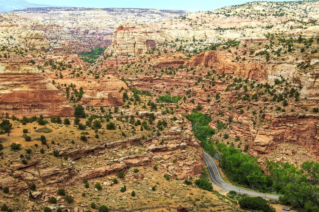 Eine Strae durch das Grand Staircase-Escalante National Monument<br/>Quelle: Wolfgang Staudt auf Flickr