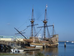 Die Mayflower II, ein Nachbau der ursprünglichen Mayflower<br/>Quelle: libdespot auf Flickr
